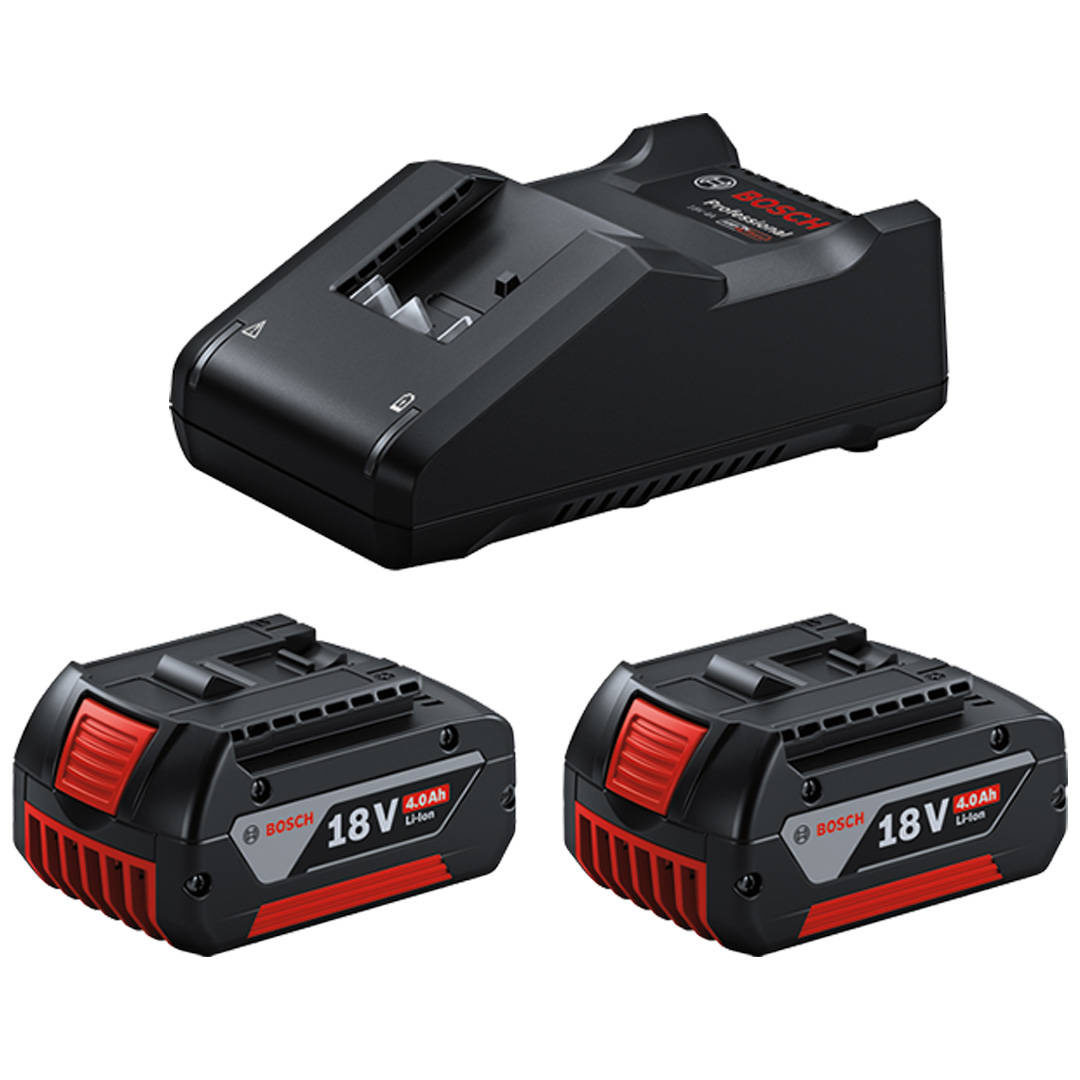 Zestaw zasilający Bosch 1600A019S0 (2×4.0Ah + GAL 18V-40)