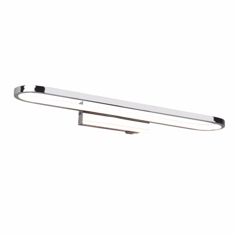 Kinkiet ścienny Trio Gianni chromowany biały do łazienki LED 22W 3000K 2700lm IP44 wym: 8 x 60 x 15 cm – 1 szt.