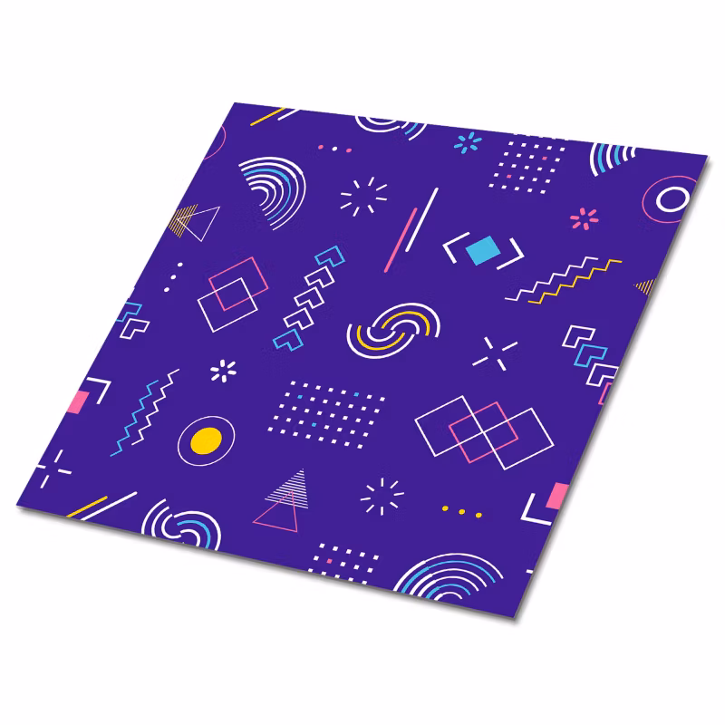 Kafelki samoprzylepne Tulup 30×30 cm Wzór geometryczny 9 szt. VI