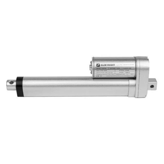 Siłownik liniowy LAD 12 VDC, siłownik elektryczny z udżwigiem 500N, wysuw tłoczyska 200mm