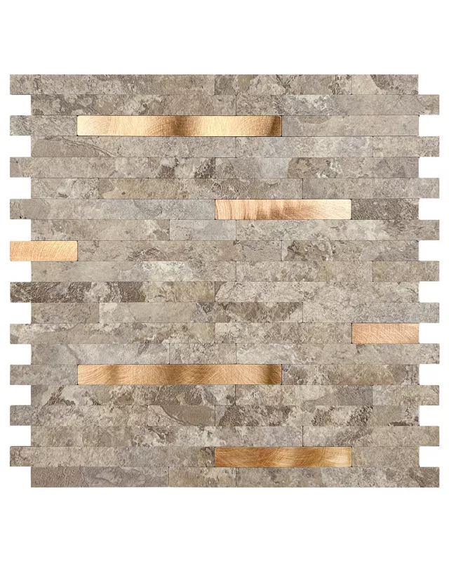 Kafelki ścienne samoprzylepne płytki Mazovia 29,7 x 29,2 cm odporne na zachlapania, geometryczne Wielokolorowe 1 szt.