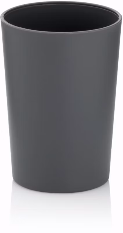 Kubek łazienkowy Kela Marta szary 11cm tworzywo sztuczne, matowy – 1 szt.