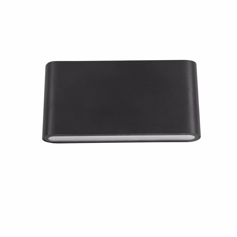 Kinkiet ścienny zewnętrzny Italux Romano czarny LED 12W 3000K 720lm IP54 wym: 9 x 17 x 3 cm aluminium – 1 szt.