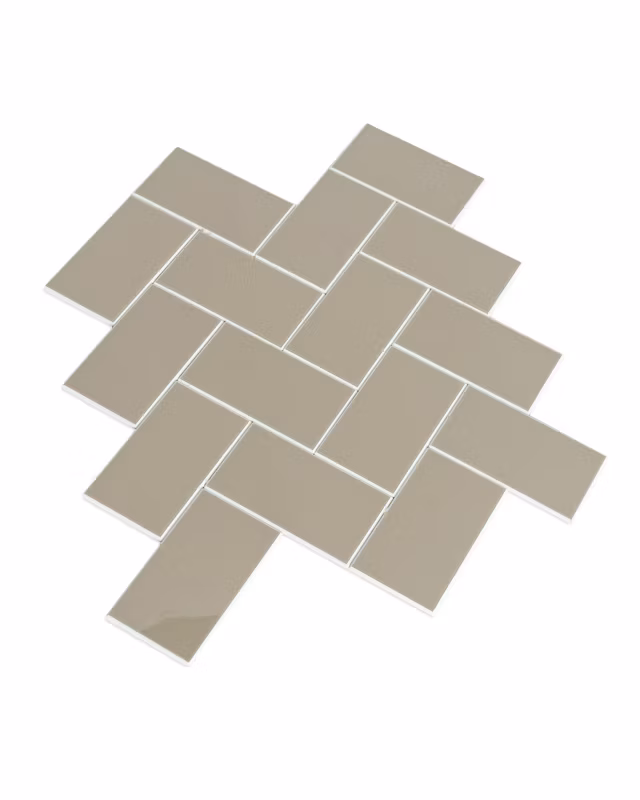 Kafelki ścienne samoprzylepne płytki Mazovia 27,2 x 24 cm odporne na zachlapania, geometryczne Kremowe 1 szt.