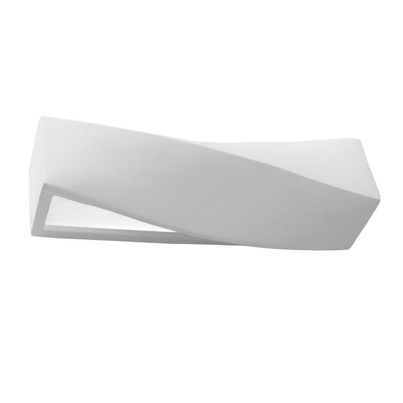 Kinkiet ścienny Sollux Lighting Sigma biały 1 x E27 x 60W IP20 wym: 15 x 42 x 12 cm – 1 szt.