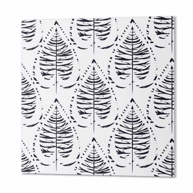 Komplet Kafelków Samoprzylepnych ArtPrintCave 20×20 cm Wzór liści w rytmie 20 szt.