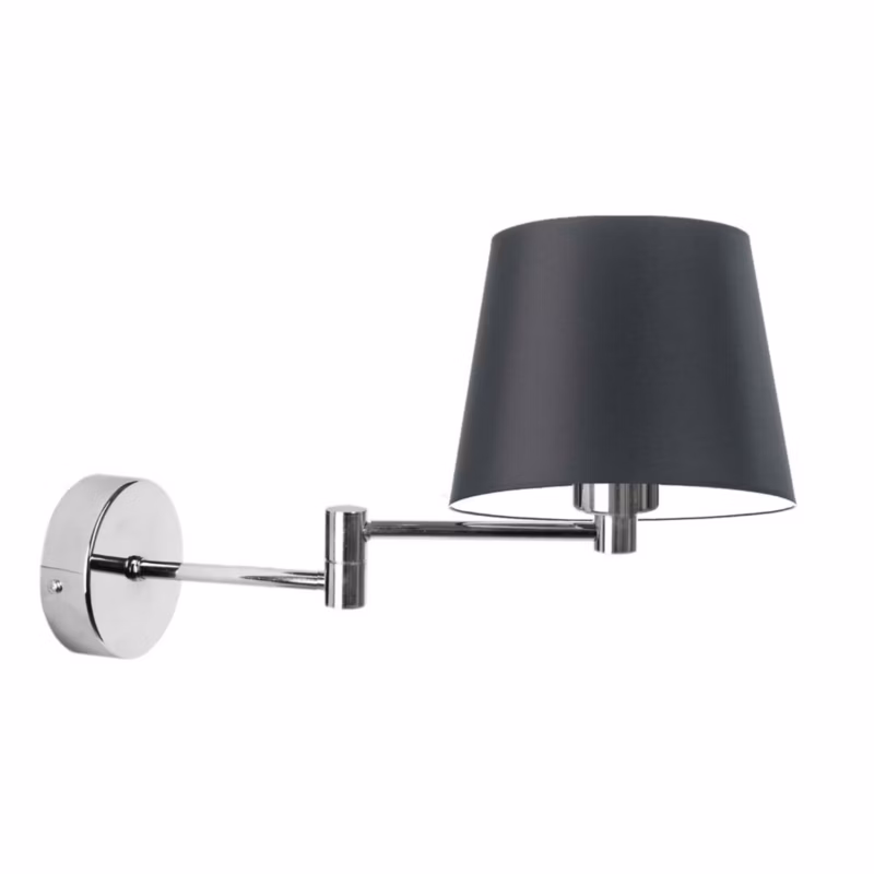 Kinkiet Volta Light Factory Blues Czarny Abażur 1xE27 1szt. 5903628489903