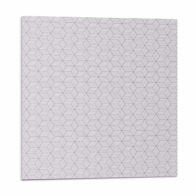 Kafelki samoprzylepne Wallfluent 20×20 cm Motyw liści w heksagonalnej aranżacji 20 szt.