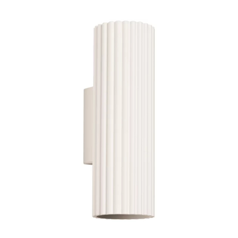 Kinkiet ścienny Sollux Lighting Karbon beżowy góra-dół 2 x GU10 x IP20 wym: 20 x 6,5 x 8,5 cm – 1 szt.