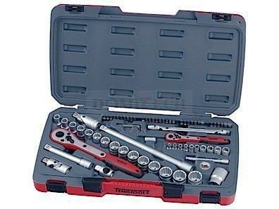 TENGTOOLS Zestaw Kluczy 1/2″ i 1/4″, 74 CZ.