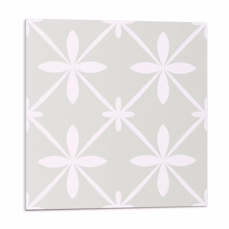 Kafelki samoprzylepne Wallfluent 20×20 cm Florystyczna siatka z kwiatami 20 szt. 4070095564561