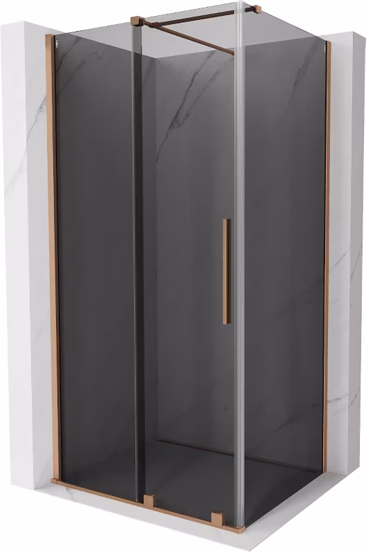 Kabina prysznicowa przesuwna Mexen Velar grafitowa 1 szt. 5905315295118