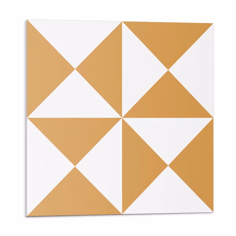 Kafelki samoprzylepne Wallfluent 50×50 cm Motyw trójkątnej geometrii 4 szt.