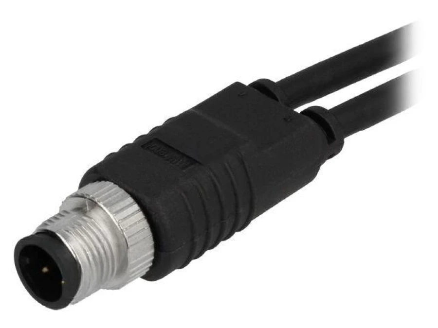 Rozgałęźnik M12, męski, PIN: 4, z dwoma przewodami, w kształcie litery Y SS‑040000‑M00‑YSB01