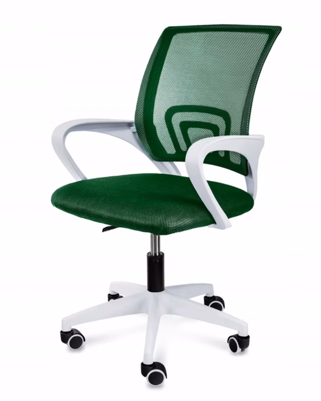 Krzesło obrotowe biurkowe JUMI do biura fotel ergonomiczny SMART zielone 1 szt.