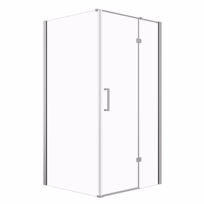 Kabina prysznicowa SEVANTE ROSA 120x80cm prostokątna uchylna chrom ze wspornikiem 1 szt.