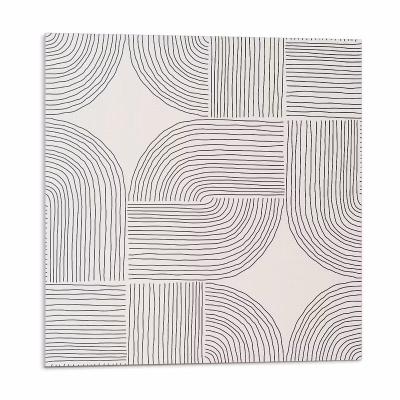 Kafelki samoprzylepne Wallfluent 30×30 cm Wzór geometryczny z dynamicznymi liniami 9 szt.