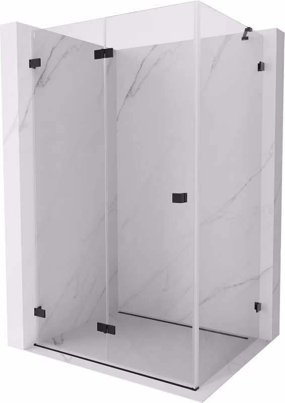 Kabina prysznicowa Mexen Lunar-F czarna 100×80 cm 836-100-080-70-00-L 1 szt.