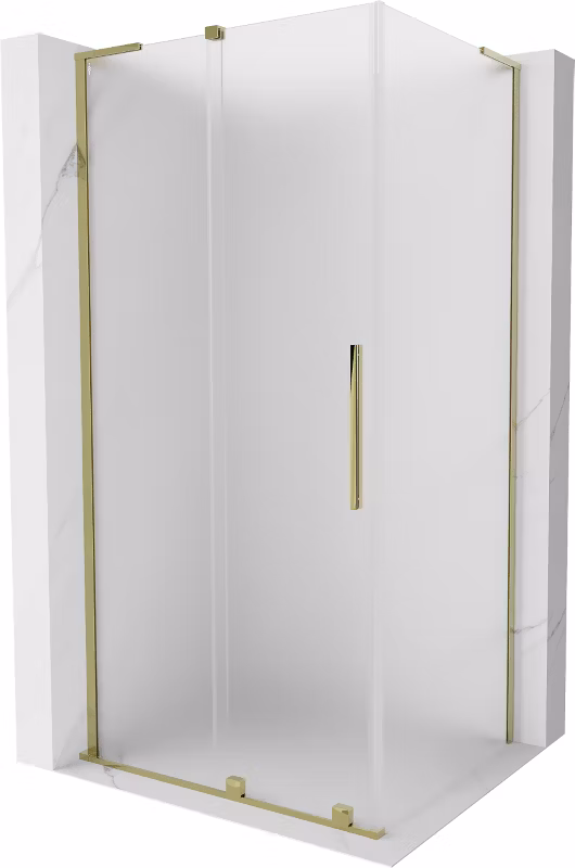 Kabina prysznicowa Mexen Velar L rozsuwana 110 x 120 cm szron złota 1 szt.
