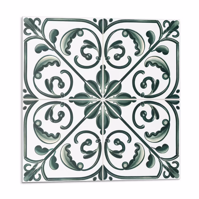 Kafelki samoprzylepne Wallfluent 20×20 cm Ornamentowe wzory roślinne w subtelnej formie 20 szt.
