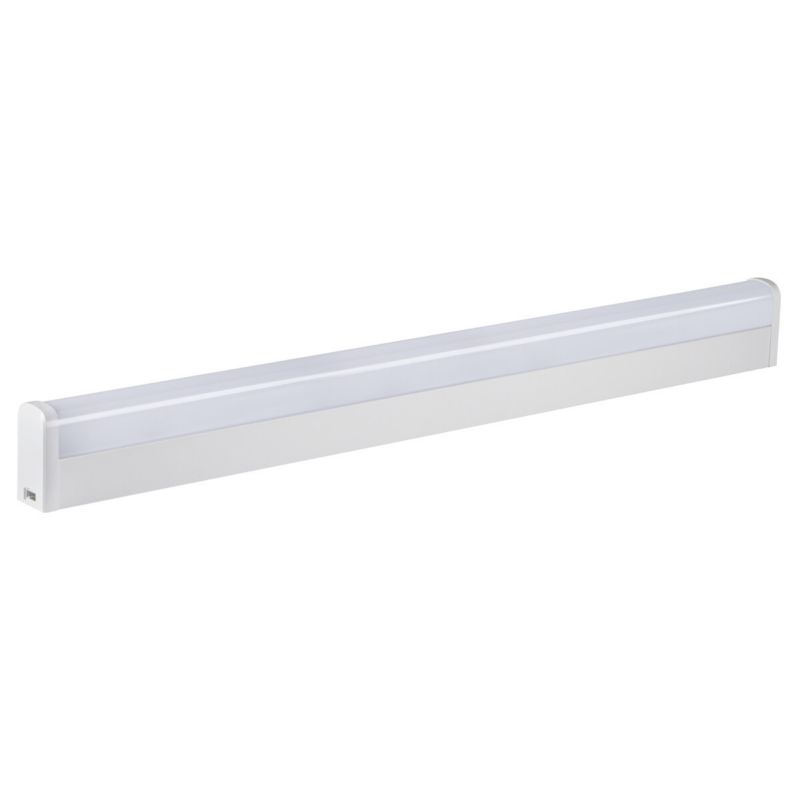 Kinkiet ścienny Kanlux Akvo biały do łazienki LED 23W 4000K 2750lm IP44 wym: 5,7 x 100 x 7 cm – 1 szt.
