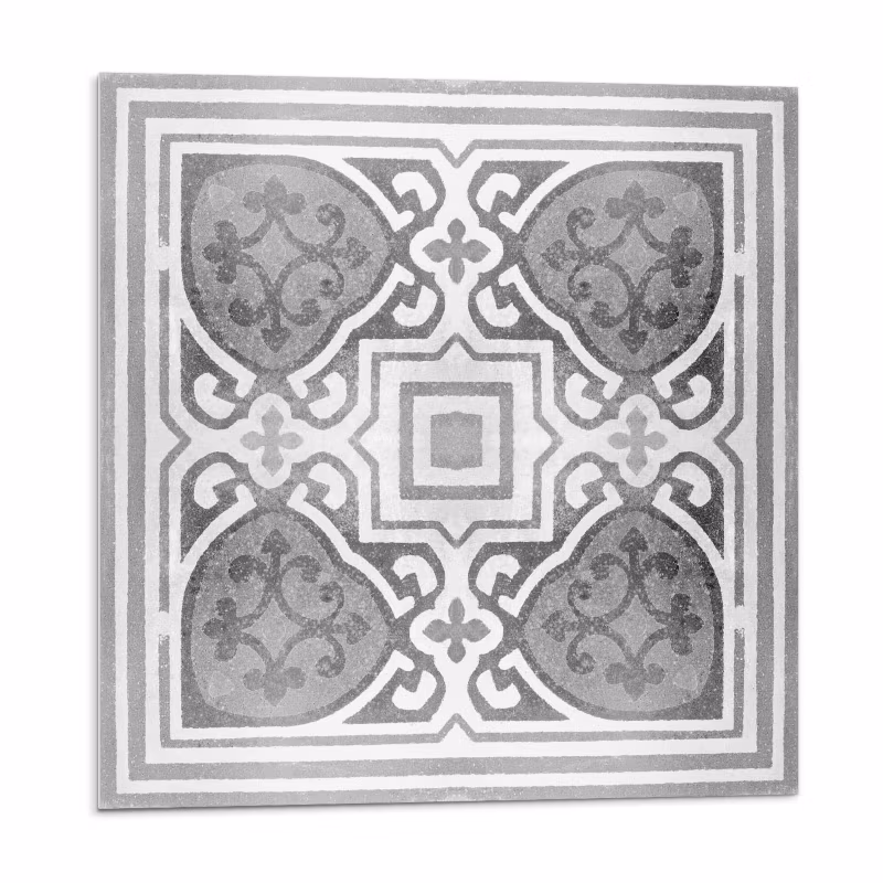 Kafelki samoprzylepne Wallfluent 30×30 cm Symetryczny wzór z ozdobnymi detalami 9 szt.