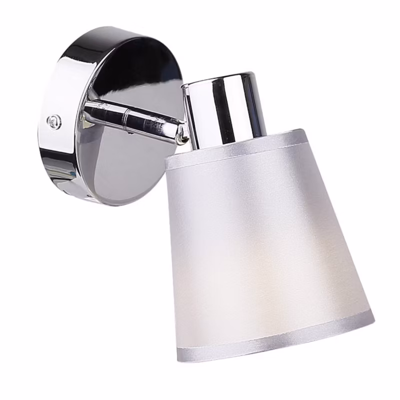 Kinkiet ścienny Candellux Pin chromowany srebrny 1 x E14 x 40W IP20 wym: 16 x 19 x 10 cm – 1 szt.