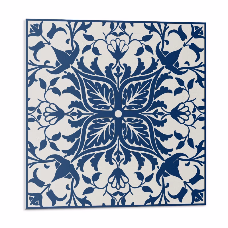 Kafelki samoprzylepne Wallfluent 20×20 cm Motyw roślinny z liśćmi 20 szt.