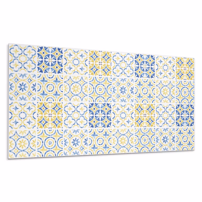 Kafelki samoprzylepne Wallfluent 60×30 cm Ornamentowa kompozycja mozaikowa 6 szt.