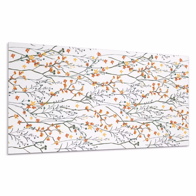 Panele samoprzylepne Wallfluent 40×20 cm Wzór florystyczny 10 szt.