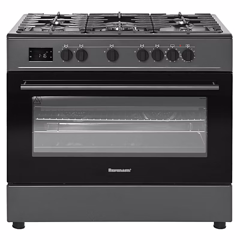 Kuchnia gazowo-elektryczna RAVANSON KWGE-K90A Cheff Modern Czarna 1 szt.