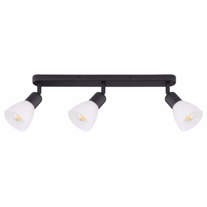 Kinkiet ścienny Light Prestige Malta czarno-biały 3 x E14 x 40W IP20 wym: 8 x 45 x 17 cm – 1 szt.