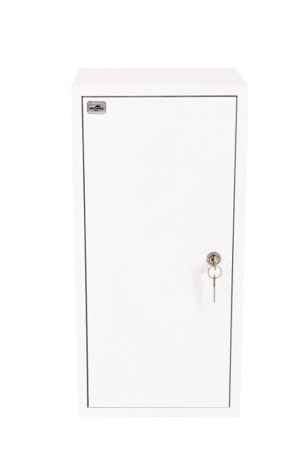 Rozdzielnia natynkowa metalowa 1 X TL 3F + 11 zabezpieczeń zamek pełne drzwi RAL 9003 A‑RZ12/PD