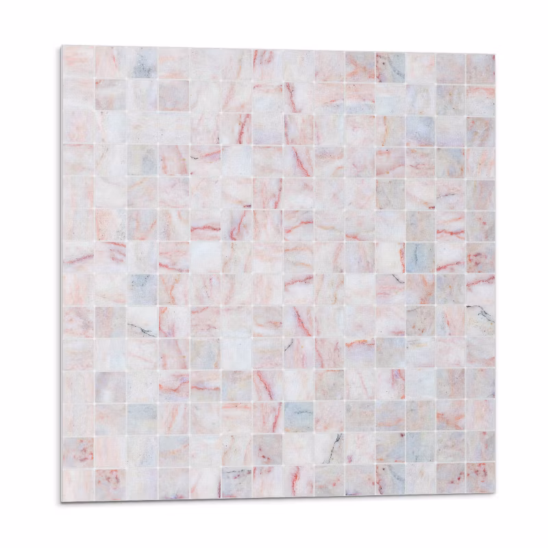 Kafelki samoprzylepne Wallfluent 20×20 cm Kwadrowa mozaika w artystycznym stylu 20 szt.