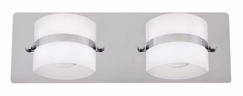 Kinkiet ścienny Rabalux Tony chromowany szkło opalizowane nad lustro LED 10W 4000K 730lm IP44 wym: 11,5 x 33 x 7,5 cm – 1 szt.