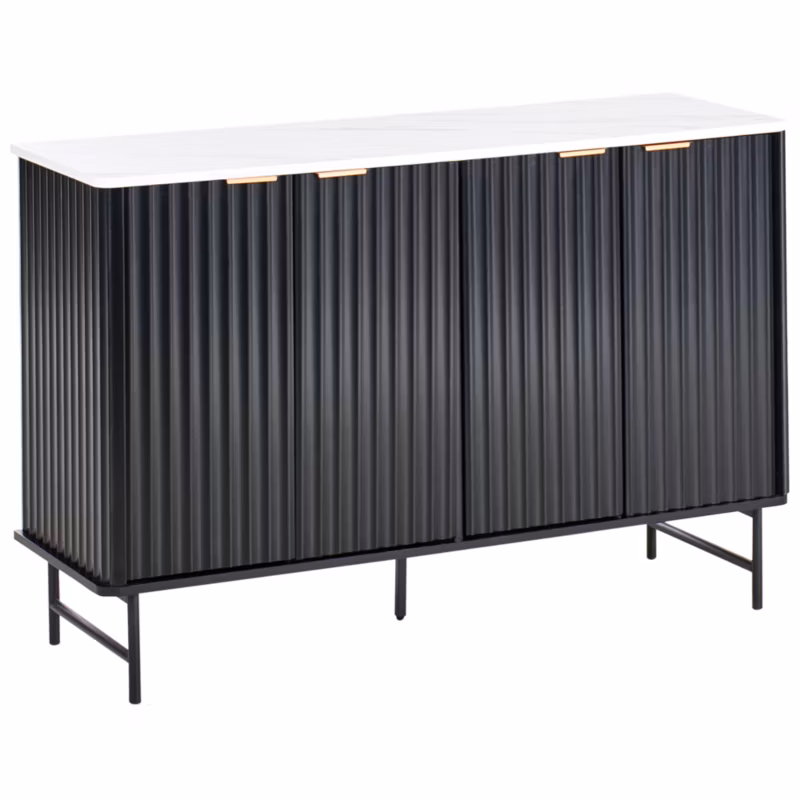 Szafka Glastonbury Marmur/ czarny 1 szt.