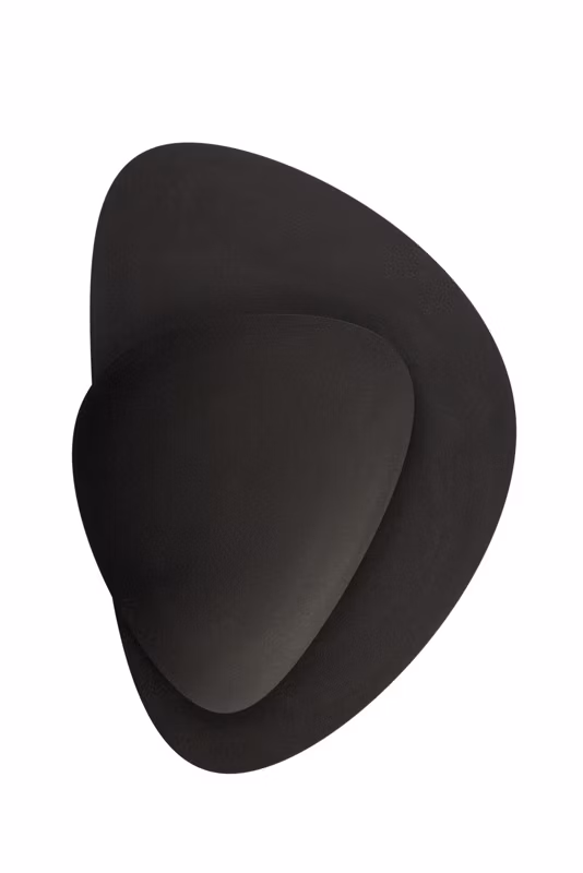 Kinkiet ścienny Sigma Lighting Pedra czarny styl nowoczesny LED 7W 3000K 350lm IP20 wym: 36 x 25 x 5,5 cm – 1 szt.