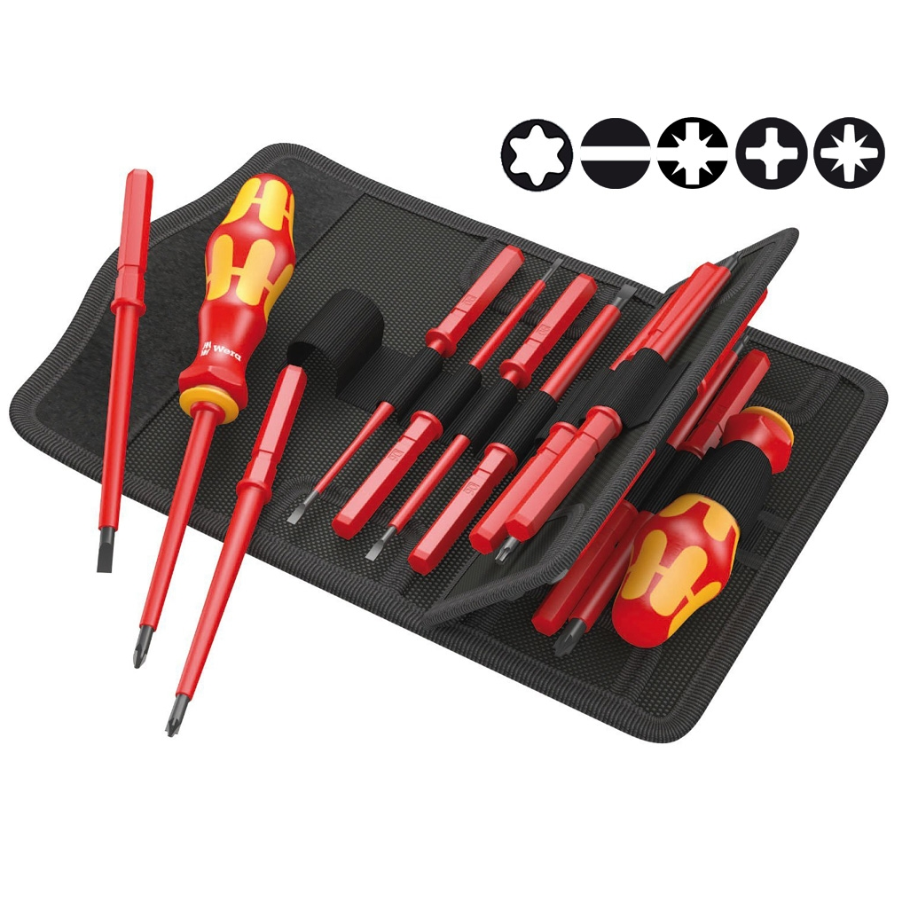 Wkrętaki izolowane Wera 05059030001 1kV VDE TORX – zestaw 17 sztuk