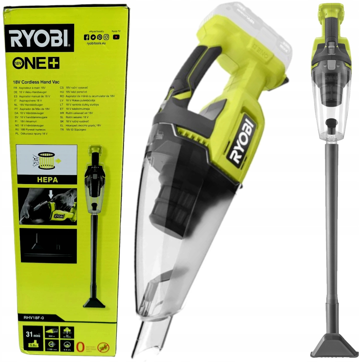 Odkurzacz Ryobi RHVF18-0