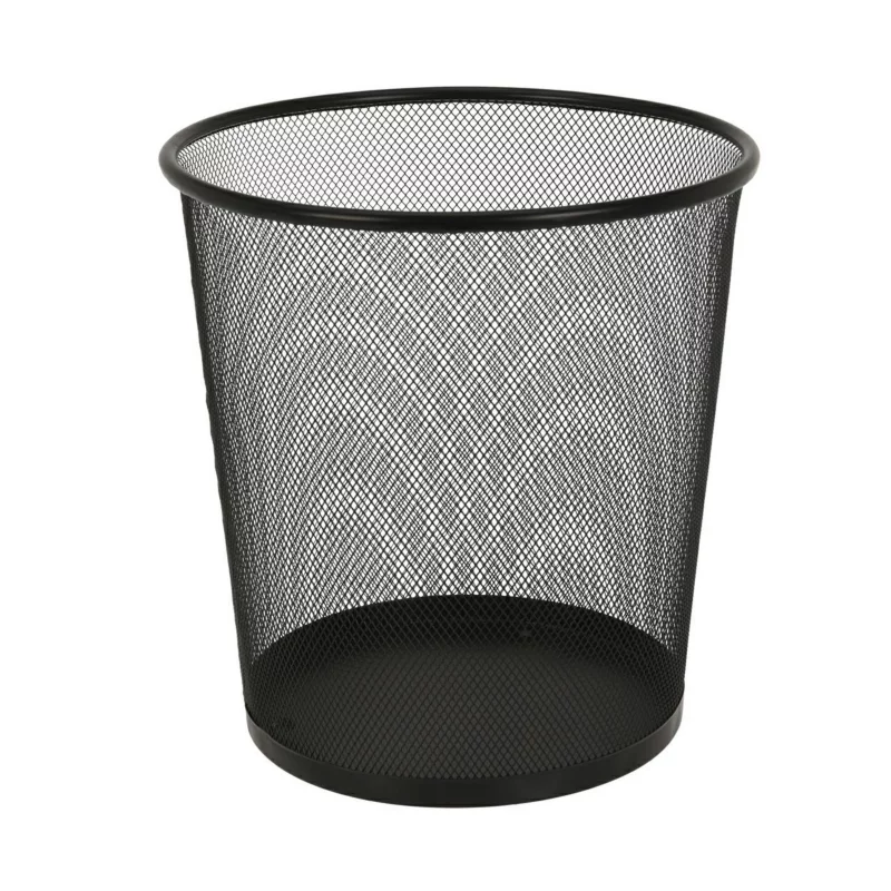 Kosz na śmieci H&S Decoration czarny metalowy h28 cm 1 szt.