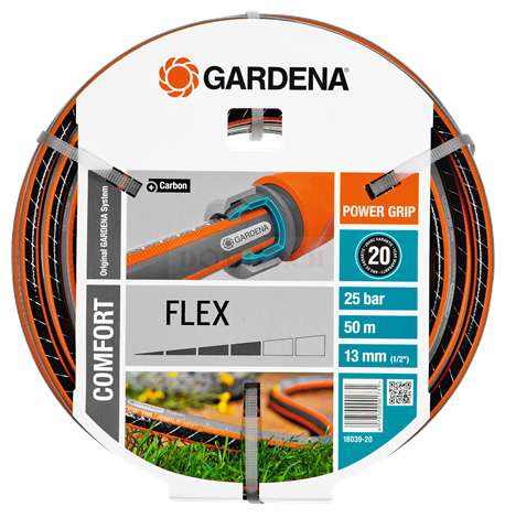 Wąż ogrodowy Comfort Flex 1/2″, 50 m Gardena 18039-20