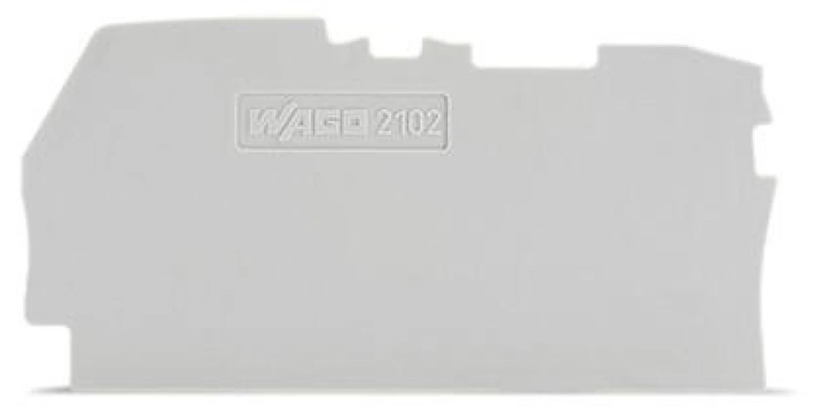 Ścianka końcowa 0,8mm szara 2102‑1291 /25szt./