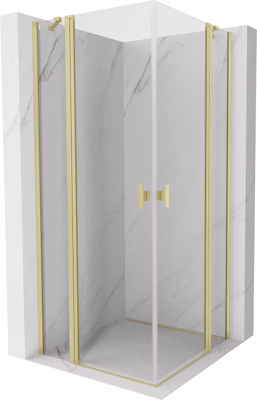 Kabina prysznicowa Mexen Mist złota 80×80 cm 8A4-080-080-55-00 1 szt.