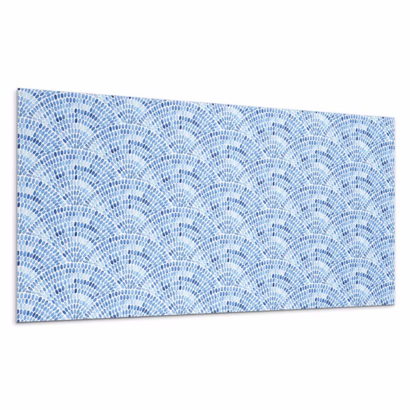 Panele samoprzylepne Wallfluent 60×30 cm Akwarelowe fale w kolorach 6 szt.