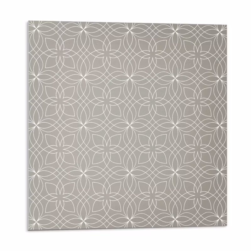 Kafelki samoprzylepne Wallfluent 30×30 cm Geometryczne motywy z kwiatową inspiracją 9 szt.
