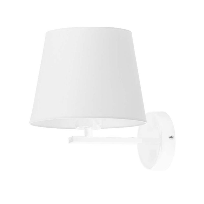 Kinkiet Volta Light Factory Simple Biały/Biały Abażur 1xE27 1szt. 5903628520255