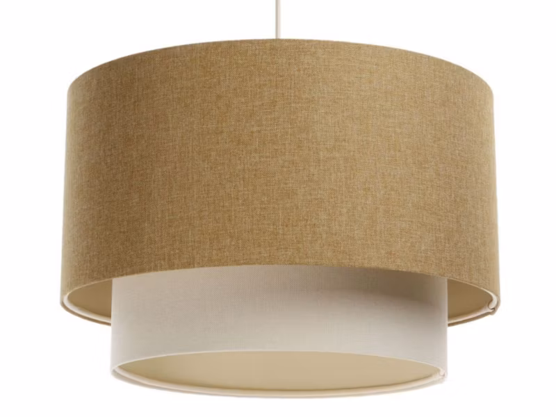 Lampa Bps Koncept wisząca ERUTAN DOUBLE 60 żółta/kremowa 1 szt