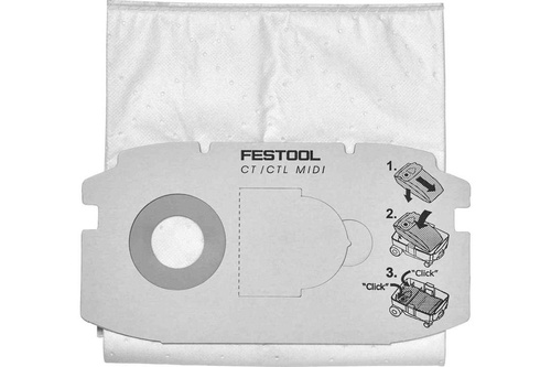 Zestaw 5 szt. worków filtrujących SELFCLEAN SC FIS-CT MIDI/5 Festool 498411