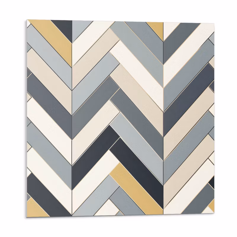 Kafelki samoprzylepne Wallfluent 20×20 cm Stylowy Wzór Jodełki 20 szt.