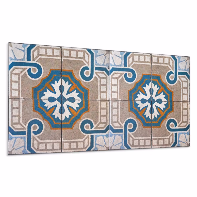 Kafelki samoprzylepne Wallfluent 60×30 cm Ornamentalna mozaika w stylu graficznym 6 szt.